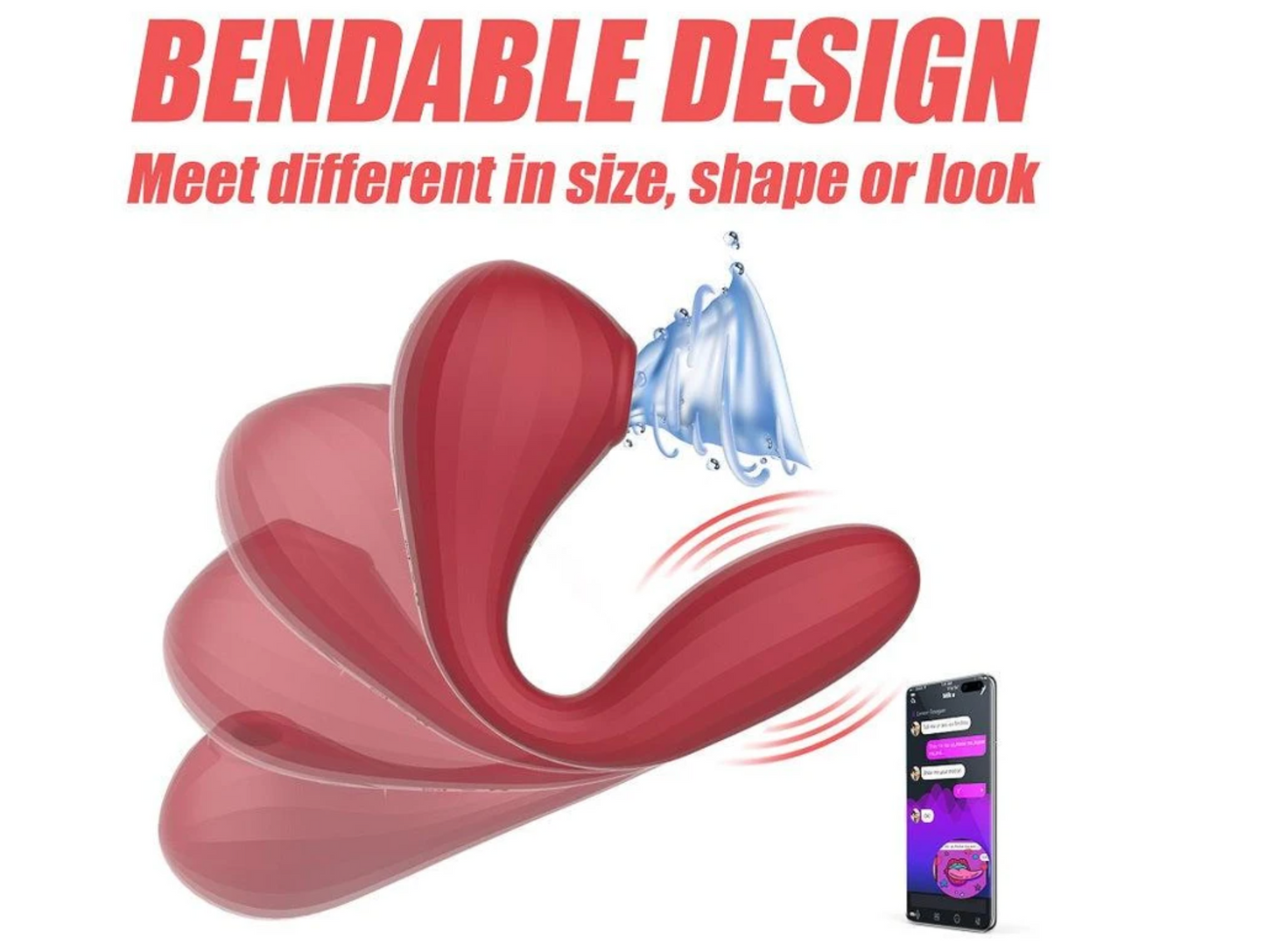 Magic Bobi-App Remote Control Clitoris Suction & G-Spot Vibrator