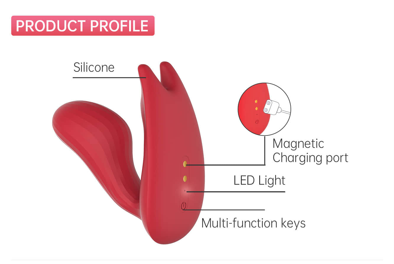 Magic Umi-Dual Motor Orgasm Clock Vibrator